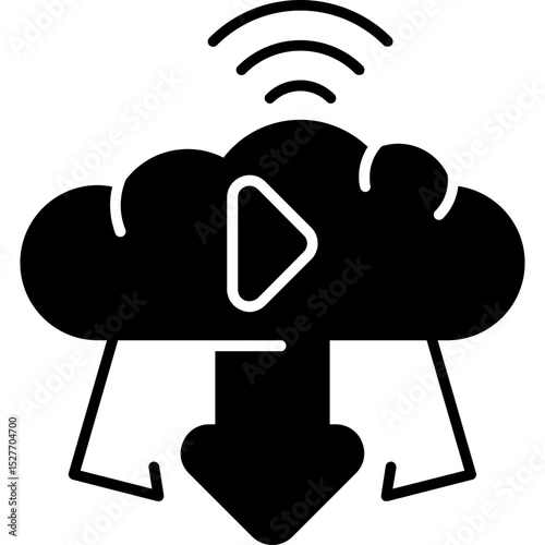 Streaming Data Service Icon