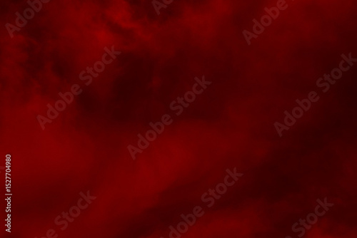 Red cloud texture background. Blurred photo of red sky with clouds. Photo can be used for galaxy space, New Year, Christmas and all celebrations backgrounds.