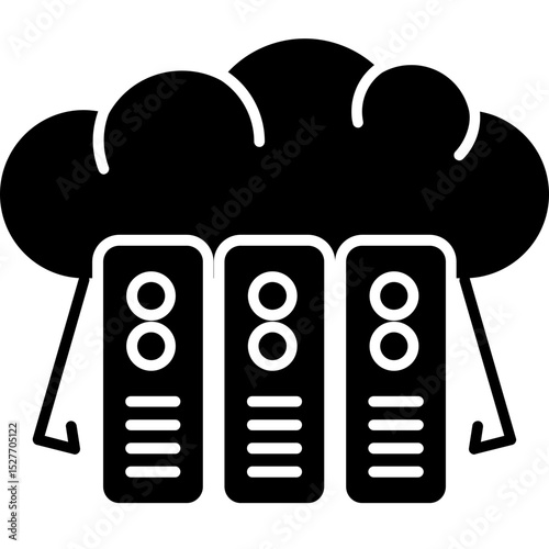Cloud HPC Cluster Icon