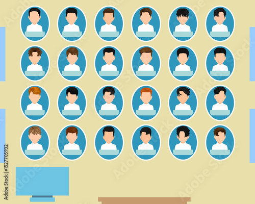 middle or high school level classroom seating plan chart