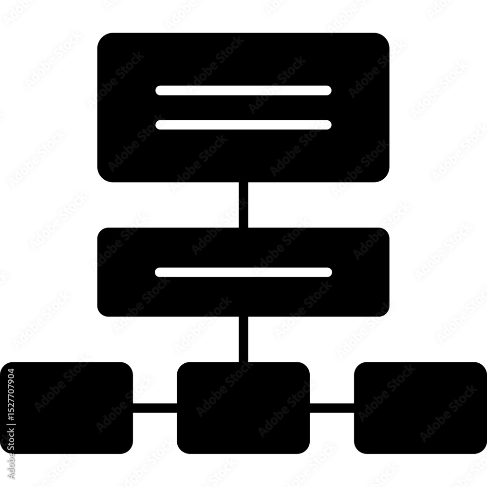 Structured Methodology Icon Structured Methodology Icon