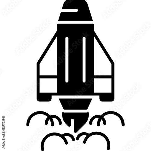 Solid Rocket Booster Icon