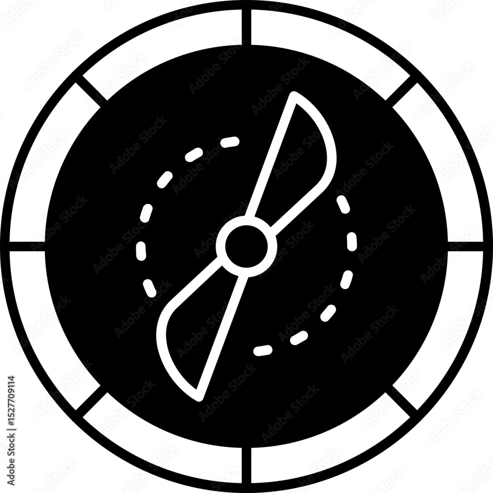 Obraz premium Ion Propulsion Icon
