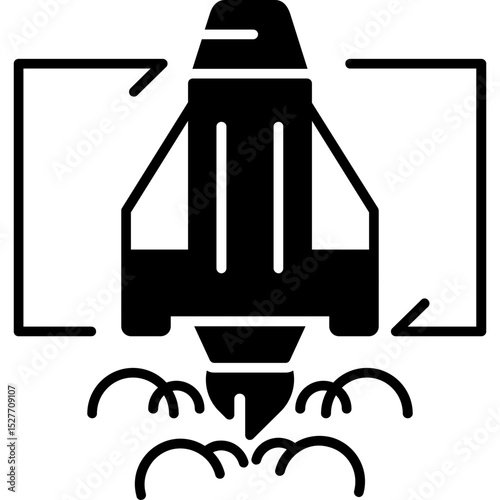 Reusable Launch Vehicle Icon