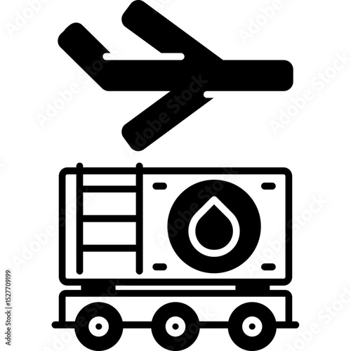 Aircraft Fuel System Icon