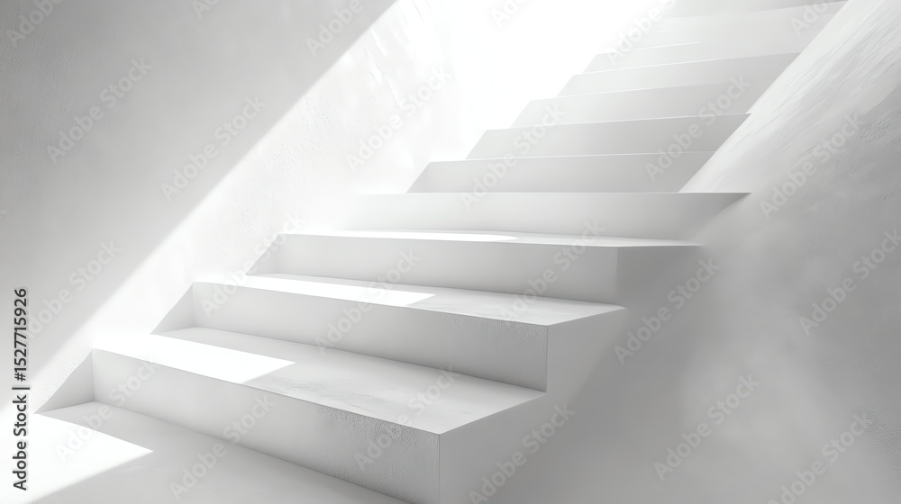 Obraz premium Abstract White Planes with Soft Shadows