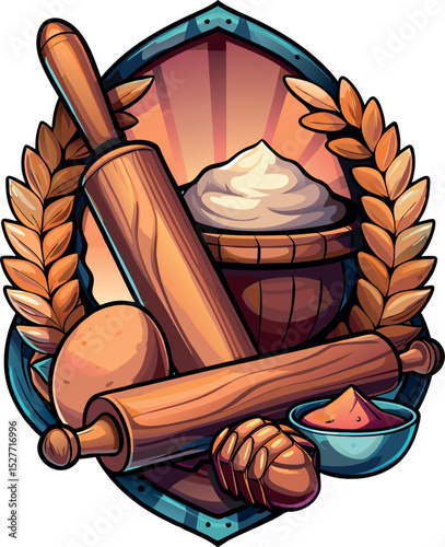 logo panificio, pane e dolci 04