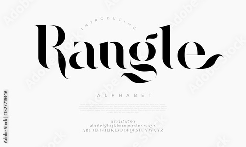 High-contrast modern serif font with unique cuts, perfect for editorial design and headlines