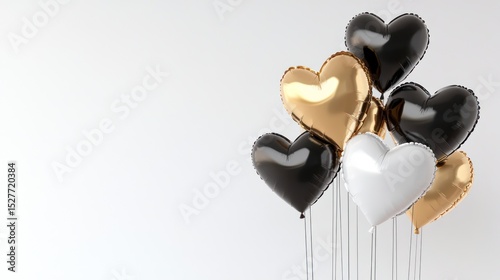 Elegant Heart-Shaped Balloons: A Celebration of Love and Festivity