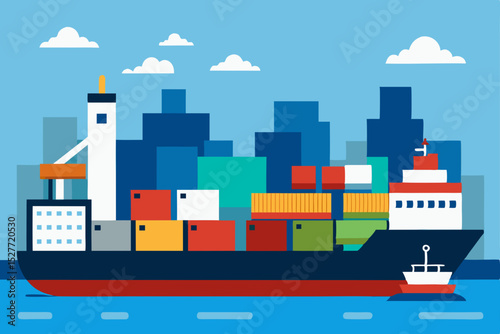 Global Cargo Shipping Container Vessels and Efficient Maritime Transport