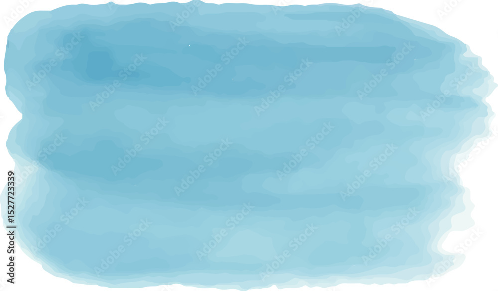 Fototapeta premium A soft blue watercolor splash with gradient effects, perfect for backgrounds, design projects, or artistic illustrations