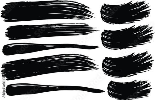 Adobe Illustrator Artwork Vector artistic paint ink broush stoake,line,texture,background for text.
