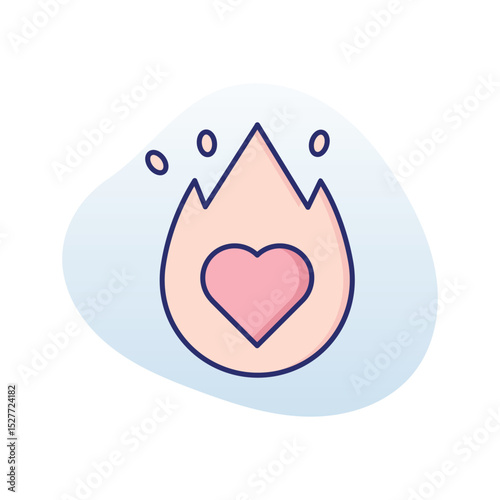 Passionate  Vector icon