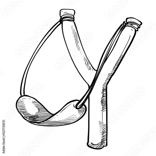 slingshot handdrawn illustration⁠
