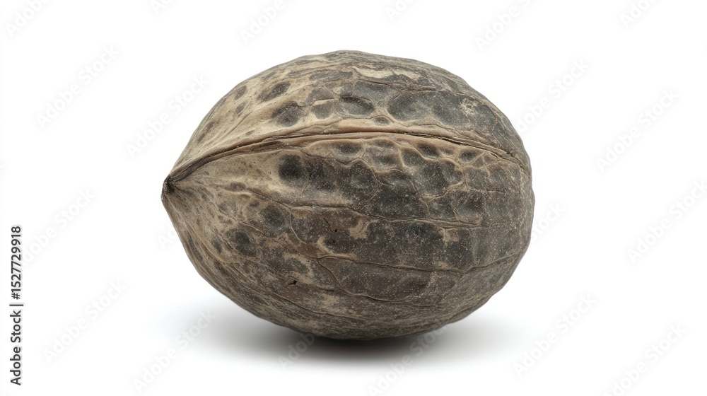 Obraz premium Single walnut, isolated