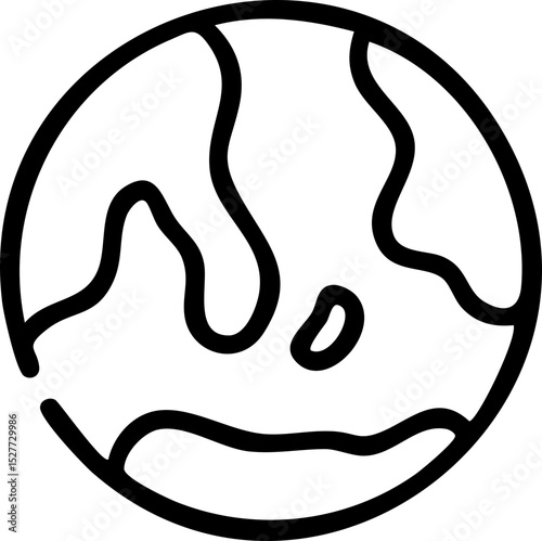 여행 지구 흑백 라인드로잉 아이콘(travel plane line drawing icon)
