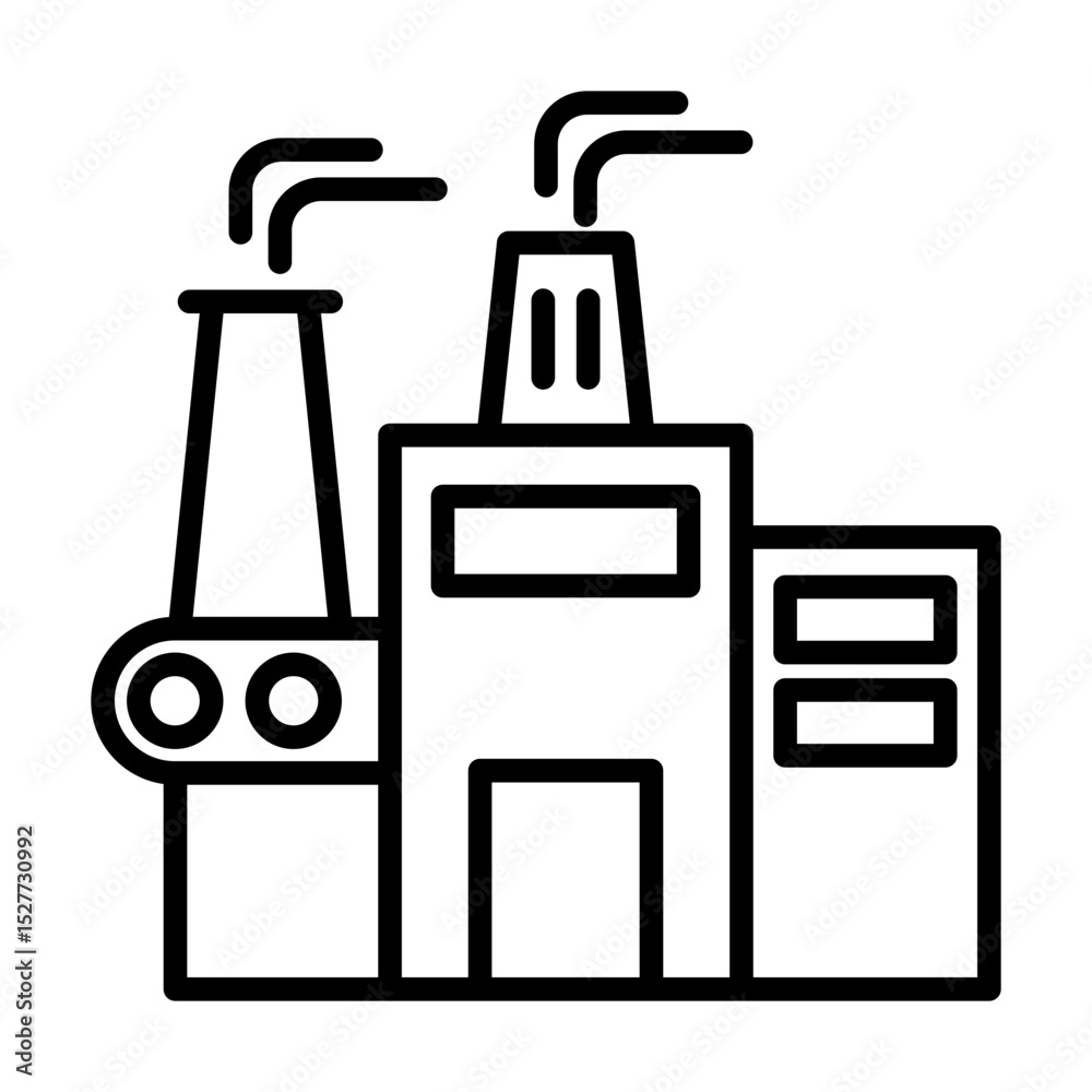 Fototapeta premium Manufacturing Single icon