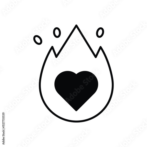 Passionate  Vector icon