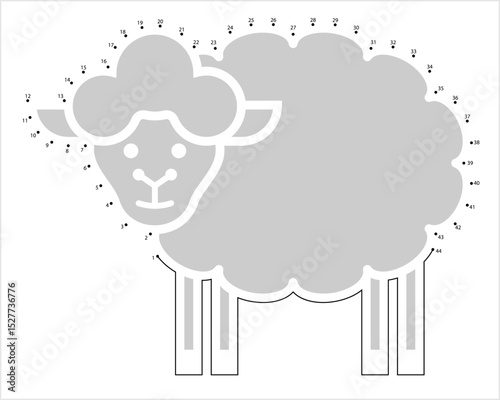 Sheep Icon Dot To Dot Y_2303001