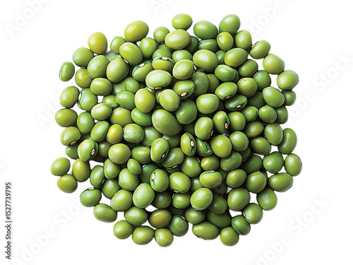 Mung Beans isolated on transparent or white background, clipping path ,png 
