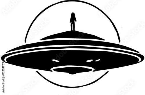 ufo in space