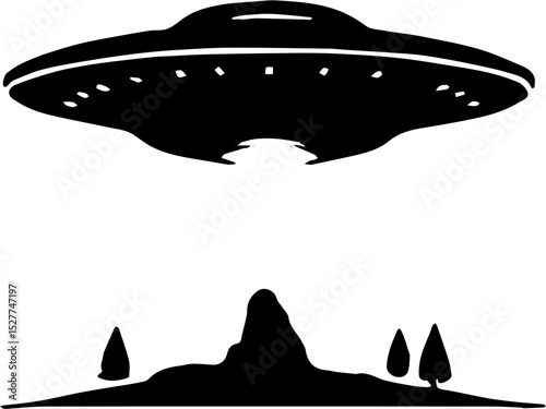 silhoutte ufo