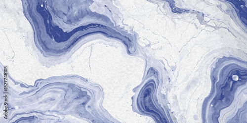 watercolor painting featuring swirling shades of blue and white texture fluid art design creates a dynamic texture ocean.