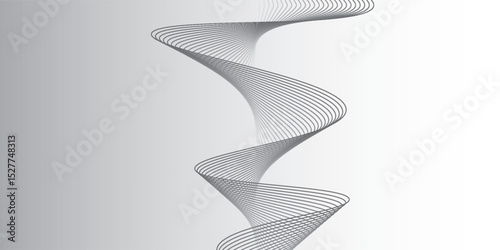 Abstract vector background with black wavy lines. EPS10