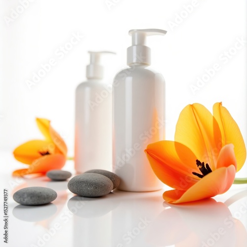 spa still life with towels