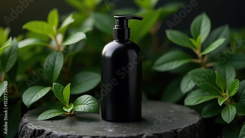 bottle of wine with a leaf