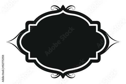 Vector vintage ornate frames and decorative swirl borders with flowers, ideal for retro cards, labels, or elegant design elements