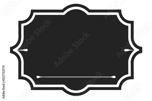 Vintage vector illustration set of floral ornamental frames, banners, labels, and borders for retro design