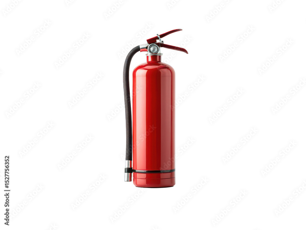 Obraz premium Water extinguisher png fire safety tool png pressurized water canister png emergency equipment png transparent background image