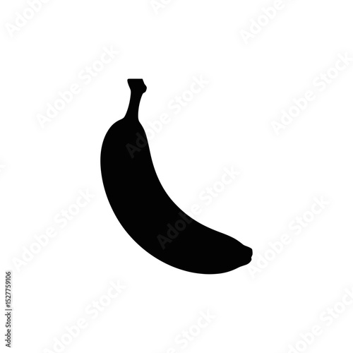 Banana Silhouette Vector Illustration