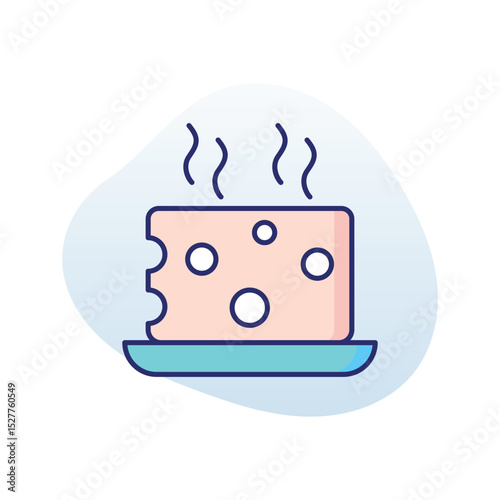 Cheese  Vector icon