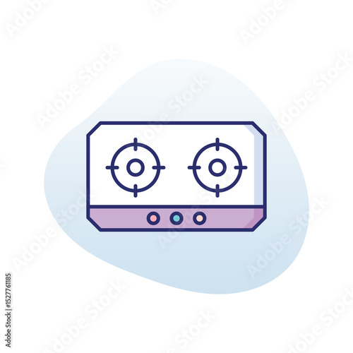 Stove  Vector icon