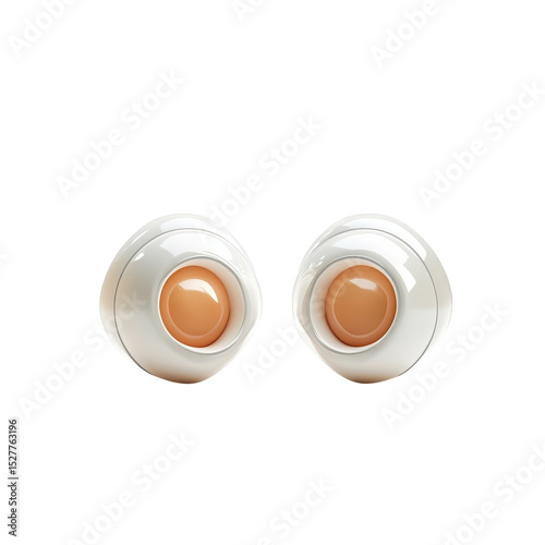 3D Modern Speakers Design Home Audio Equipment Stylish Sound System on transparent background