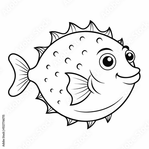 vector illustration of a fish