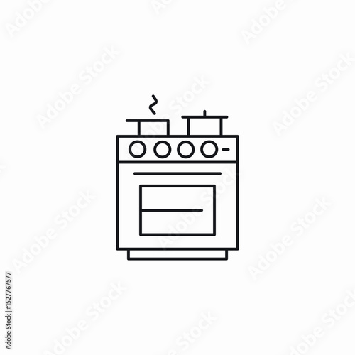 kitchen cooking icon sign vector