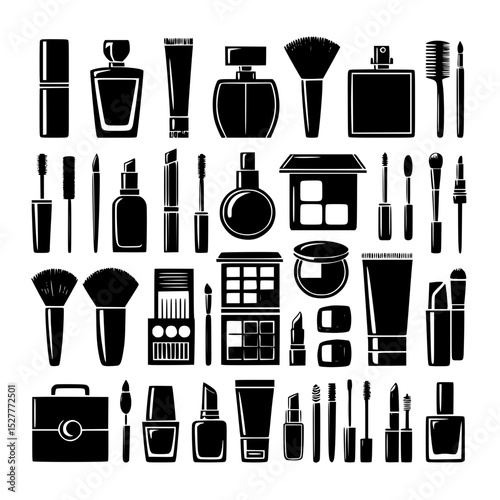 set of cosmetic products