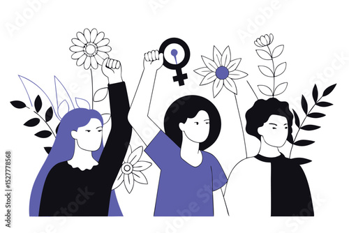 Celebration of women s equality day a diverse female empowerment design