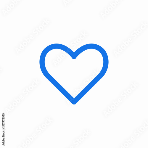 heart love icon sign vector