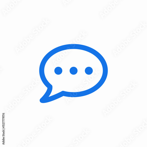 message typing icon sign vector