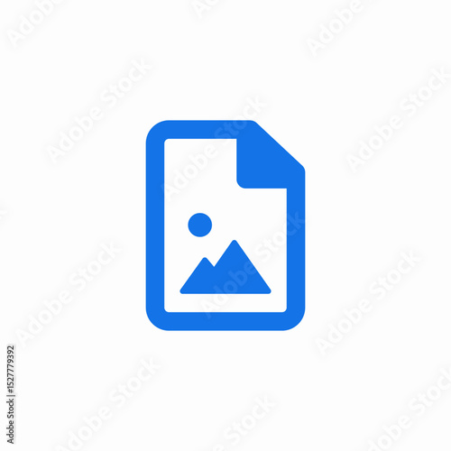 photo file icon sign vector