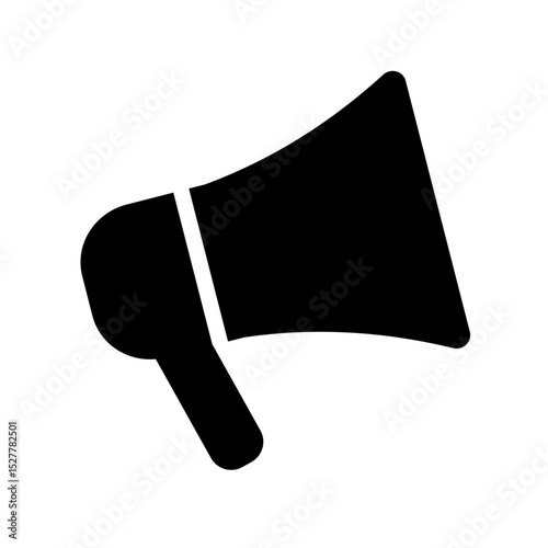 Megaphone, announcement, promotion — flat vector icon