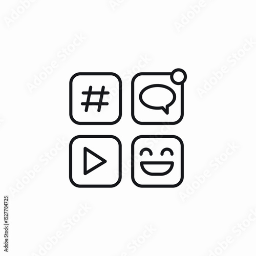 positive interaction icon sign vector