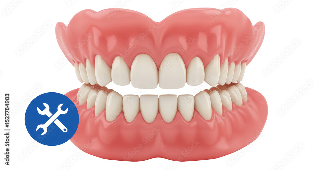 Obraz premium Isolated Dentures