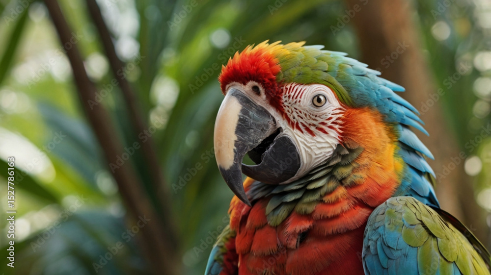 Obraz premium blue and yellow macaw