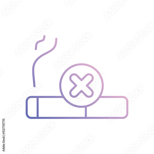 No Smoking Vector icon