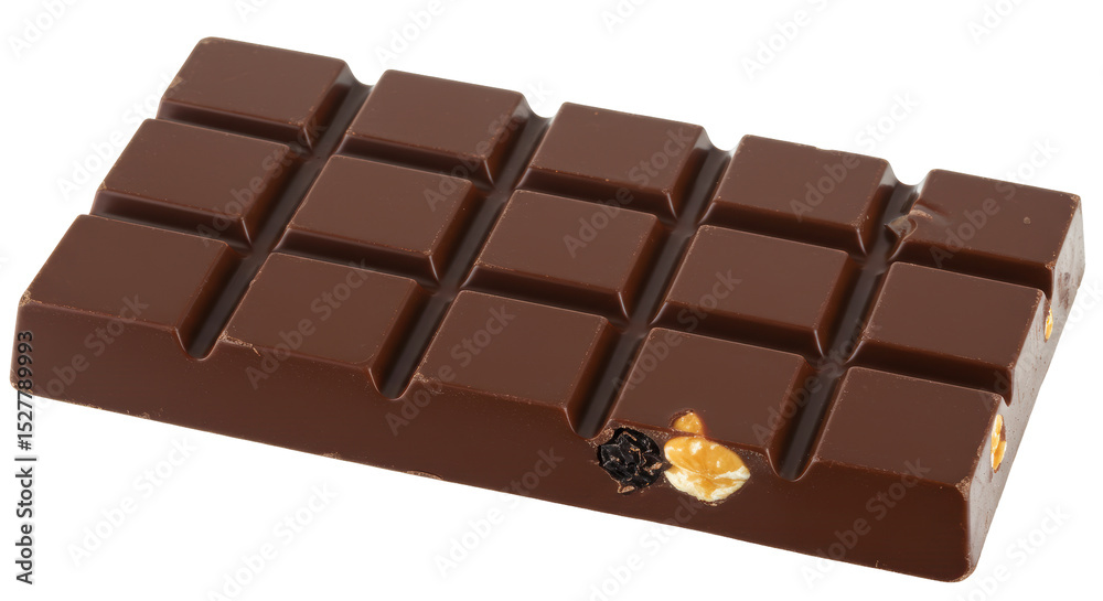 Isolated Chocolate Bar with Nuts Isolated Chocolate Bar with Nuts